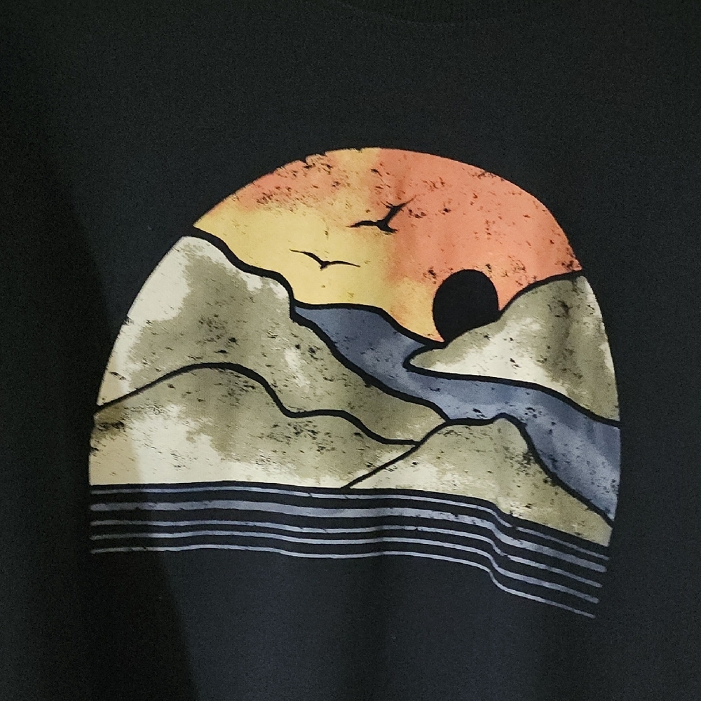 C&C California Navy Lightweight Sweatshirt with Vibrant Design - Picture 2 of 3